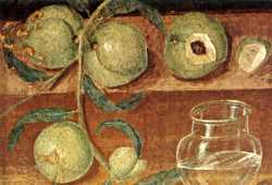 fresco of apples